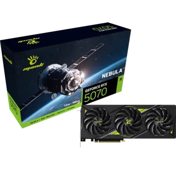 Manli Nebula GeForce RTX 5070 12GB GDDR7 Graphics Card